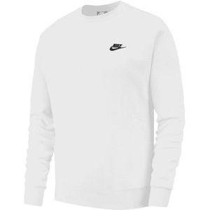 Nike Sportswear Club Fleece Crew Trui (Heren |wit)