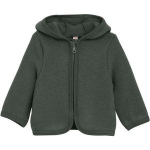 Huttelihut Kids Jacket Ears Wool Fleece Merinovest (Kinderen |grijs)