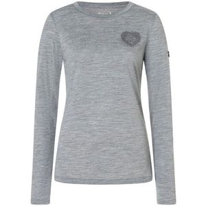 Super.natural - W LITTLE HEARTWOOD LS - Longsleeve T-shirt - Lichtgewicht - Merinowol en Polyester