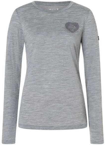Super.natural - W LITTLE HEARTWOOD LS - Longsleeve T-shirt - Lichtgewicht - Merinowol en Polyester