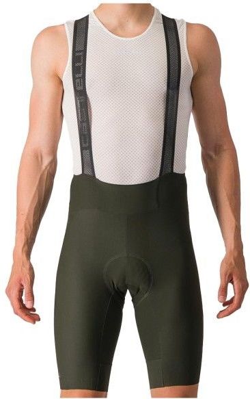 Castelli - Koersbroek - Espresso Doppio - Stof - Ruw Gesneden Beenafwerking