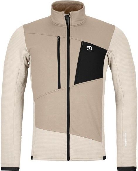 Ortovox Fleece Grid Jacket Fleecevest (Heren |beige)
