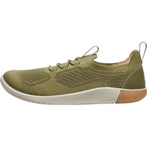 Keen - KNX Knit Lace - Sneakers - Groen/Plaza Taupe - Wandelschoenen