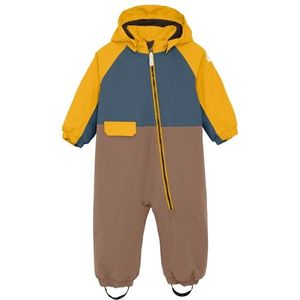 Color Kids Babys Coverall Colorblock Overall (Kinderen |bruin |waterdicht)