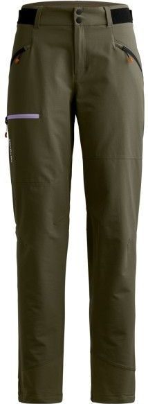 Ortovox - Seceda - Softshellbroek - Olijfgroen - Dames