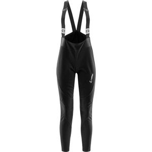 Löffler Womens Warm-Up Bib Tights Airblocc Warm Langlaufbroek (Dames |zwart)