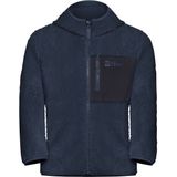 Jack Wolfskin - ICE CURL HOOD JACKET K - Fleecejack - Midnight Sky - Met Capuchon
