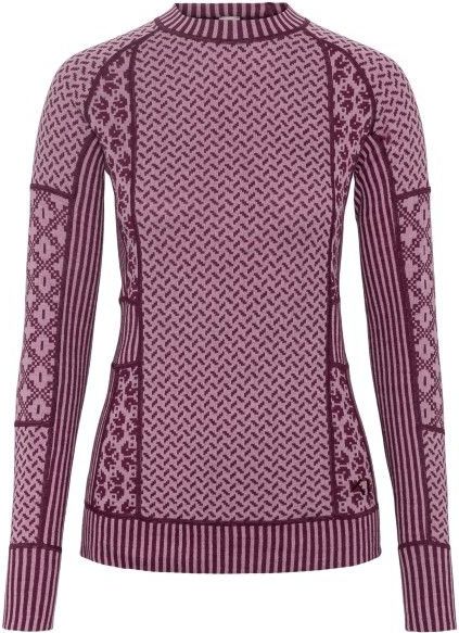 Kari Traa - Smekker L/S - Merino-ondergoed - Purper