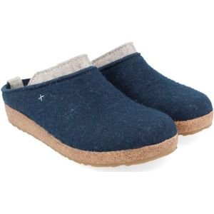 Haflinger Grizzly Speed Pantoffels (blauw)