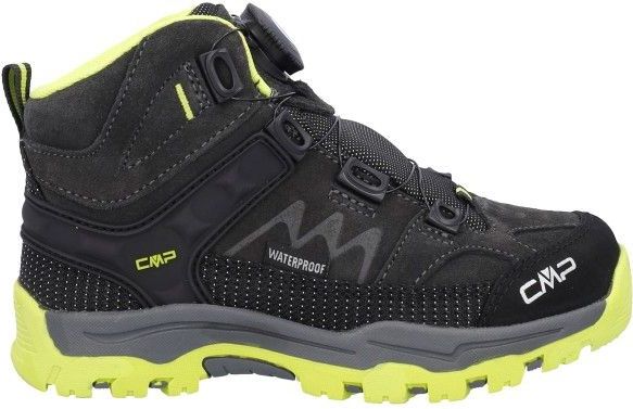 CMP Kids Kiruna Mid Fitgo Trekking Shoes WP Wandelschoenen (Kinderen |zwart |waterdicht)