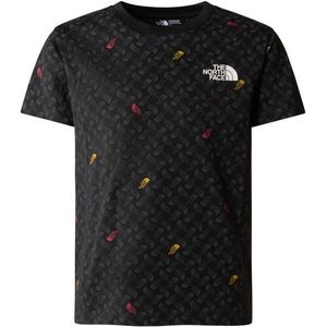 The North Face Teens S/S Simple Dome Tee Print T-shirt (Kinderen |zwart)
