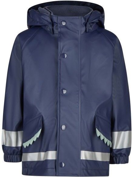 Sterntaler regenjas gevoerd punten, marineblauw, 110