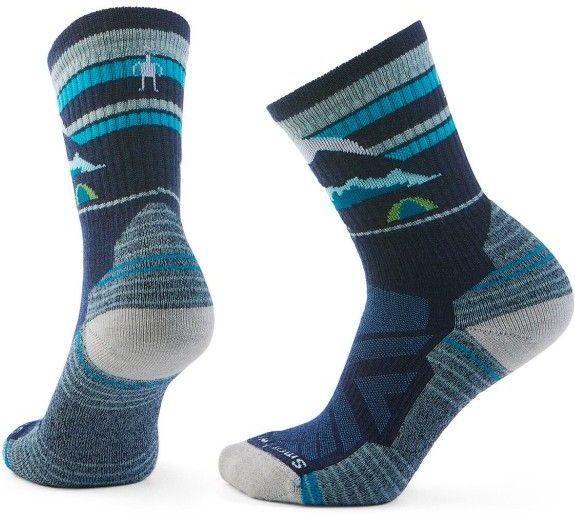 Womens - Hike Light Cushion Crew Socks - Grijs - Merinowol
