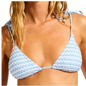 Seafolly Womens Mesh Effect Bustier Bandeau Bikinitop (Dames |oranje)
