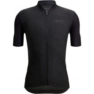Santini Colore Puro Jersey Fietsshirt (Heren |zwart)