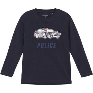Minymo - Kids T-Shirt L/S No 134002 - Longsleeve - Blauw