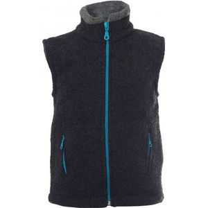 Reiff Kids Fleeceweste Colori Merinobodywarmer (Kinderen |zwart)