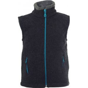 Reiff Kids Fleeceweste Colori Merinobodywarmer (Kinderen |zwart)