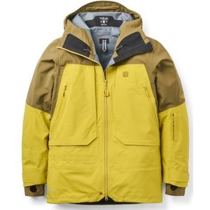 Rab Khroma Converge Jacket Hardshelljas (Heren |geel |waterdicht)