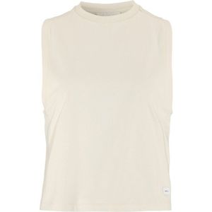 Craft Womens Collective Relaxed SL Tee Top (Dames |beige/wit)
