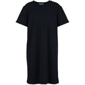 We Norwegians Womens Peak T-Shirt Dress Jurk (Dames |zwart)
