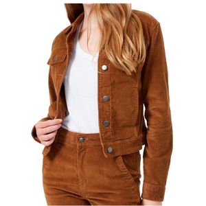 tentree Womens Rowan Corduroy Jacket Vrijetijdsjack (Dames |bruin)