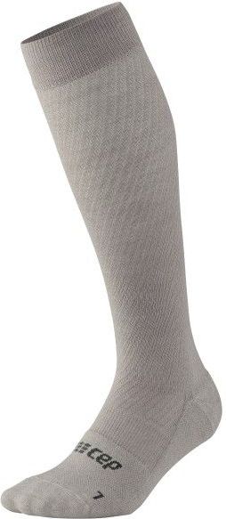 CEP - Flight Socks Tall - Hardloopsokken - Lichtgrijs