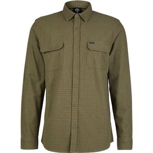 Rip Curl Classic Surf Checked In Flanne Overhemd (Heren |olijfgroen)