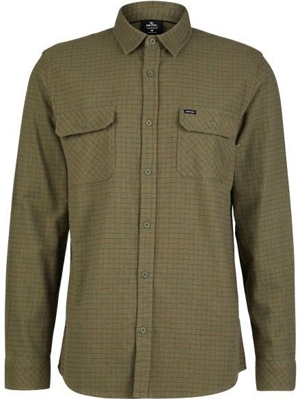 Rip Curl Classic Surf Checked In Flanne Overhemd (Heren |olijfgroen)
