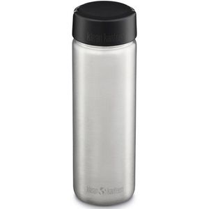 Klean Kanteen Wide with Loop Cap Drinkfles (grijs)