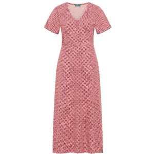 Tranquillo Womens Jersey-Kleid in Midilänge Jurk (Dames |roze)