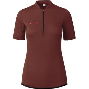 Martini Womens Flowtrail Halfzip Shirt Fietsshirt (Dames |rood)