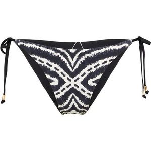 Seafolly Womens Zanzibar Tie Side Rio Bikinibroekje (Dames |grijs)