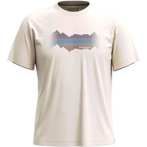 Smartwool Mountain Horizon Graphic Tee Merinoshirt (Heren |wit)