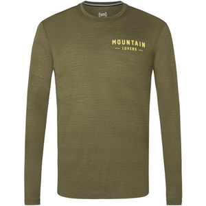 supernatural Skiing Gear L/S Longsleeve (Heren |olijfgroen)