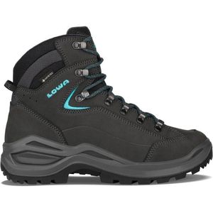 Lowa Womens Renegade Evo GTX Mid Wide Wandelschoenen (Dames |grijs/zwart |waterdicht)