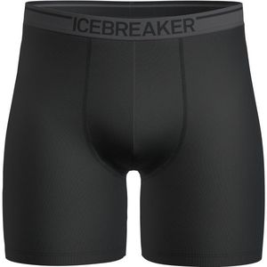Icebreaker Anatomica Long Boxers Merino-ondergoed (Heren |zwart)