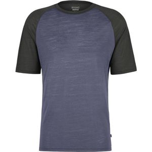 Stoic Performance Merino150 BydalenSt II Shirt Merinoshirt (Heren |blauw/zwart)