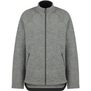 Stoic Womens BoiledWool MunkebySt Jacket Merinovest (Dames |grijs)
