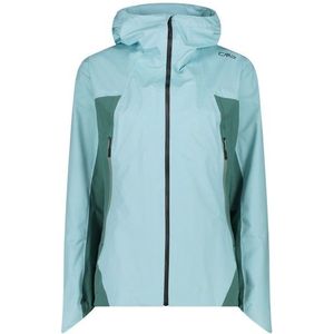 CMP - 2 Layer Jacket Fix Hood - Regenjas - Blauw - Waterdicht
