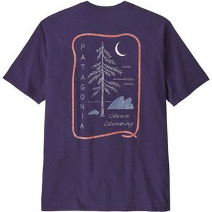 Patagonia Clean Climb Roots Responsibili-Tee T-shirt (Heren |blauw)