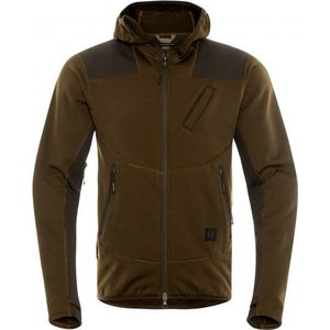 Härkila Deer Stalker Fleece Hoodie Fleecevest (Heren |bruin)