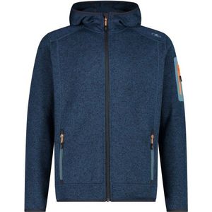 CMP Jacket Fix Hood Jacquard Knitted 3H60847N Fleecevest (Heren |blauw)