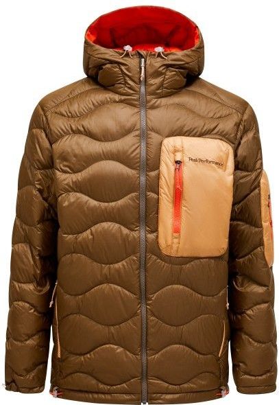 Peak Performance - Helium Utility Down Hood Jacket - Donsjas - Meadow Moss