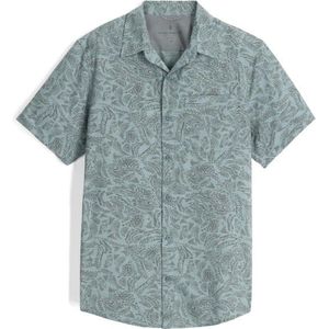 Royal Robbins Amp Lite II S/S Overhemd (Heren |turkoois/grijs)