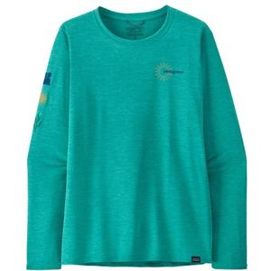 Patagonia Womens L/S Cap Cool Daily Graphic Shirt Waters Longsleeve (Dames |turkoois)