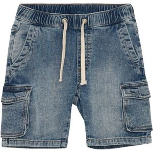 Minymo Kids Shorts Sweat Denim Short (Kinderen |grijs/blauw)