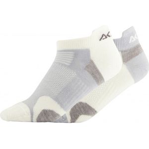 Aclima Ankle Socks 2-Pack Merinosokken (grijs/wit)