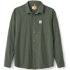 Passenger Traveller Stretch Shirt Overhemd (Heren |olijfgroen)