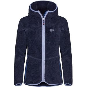 Elevenate Womens Glacier Pile Hood Fleecevest (Dames |blauw)